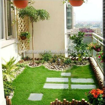 गुणवत्ता  40mm Playground Artificial Grass With Dtex 11600 And 18900 Density Used For Landscape Decoration फैक्टरी