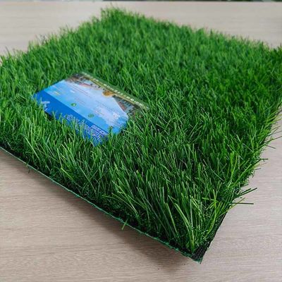 गुणवत्ता  Straight Plus Curved Non Infill Artificial Turf 43mm Low Maintenance Wear Resistant High Permeablity फैक्टरी