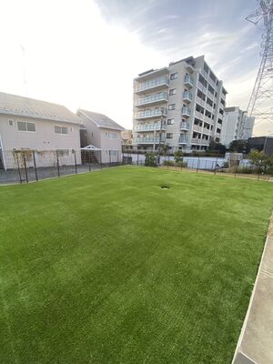 22mm Pile Height Woven Turf with High Permeability for Pet-Friendly Synthetic Grass