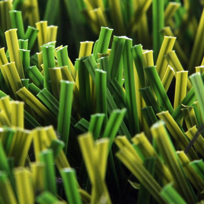 फुटबॉल मैदानों के लिए पीई कृत्रिम घास 1.5 मिमी ढेर चौड़ाई